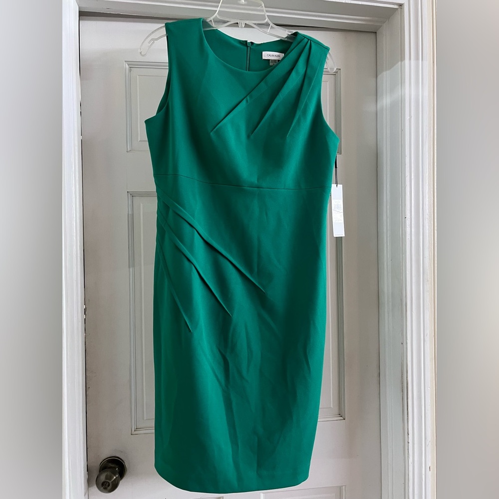 Calvin Klein Green Midi Dress